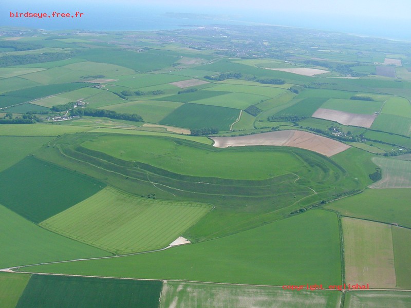 airpicture of Maiden Castle